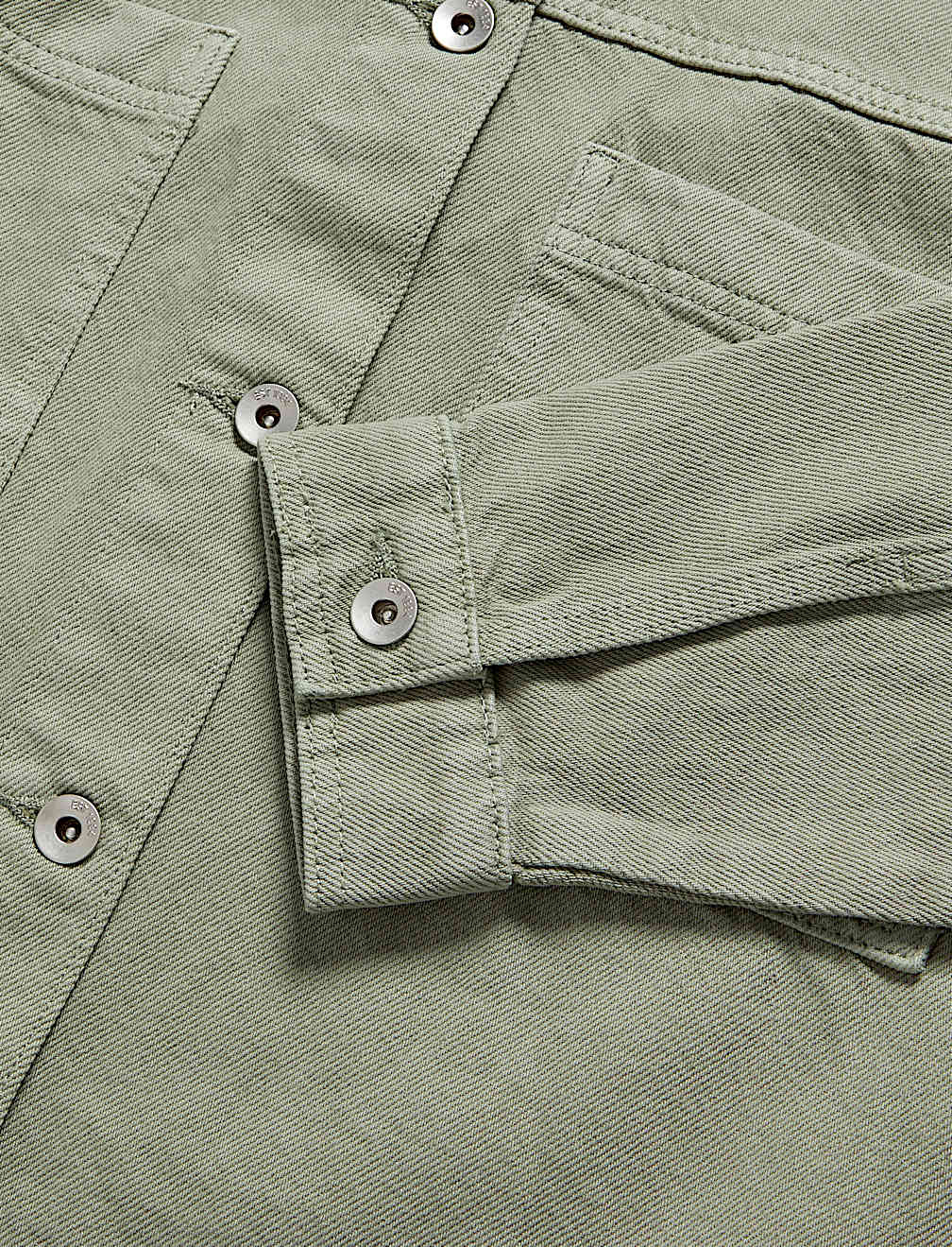 Pure Cotton Denim Relaxed Shacket