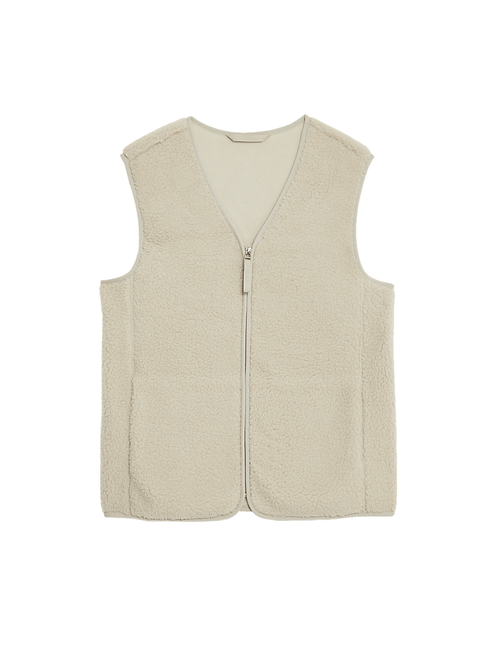 Borg Lightweight Collarless Gilet