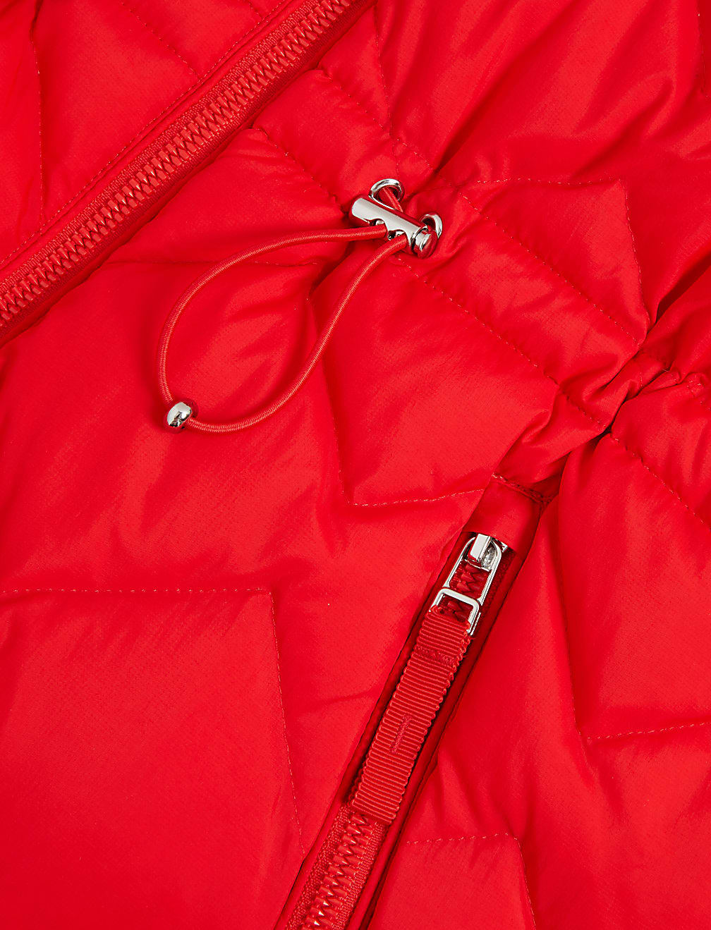 Feather & Down Quilted Hooded Puffer Jacket
