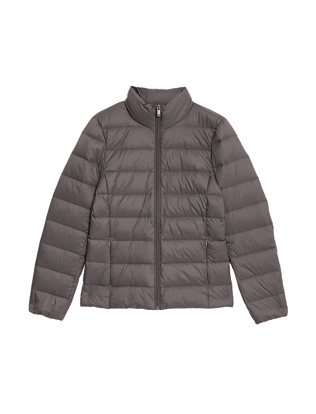 Feather & Down Quilted Packaway Puffer Jacket