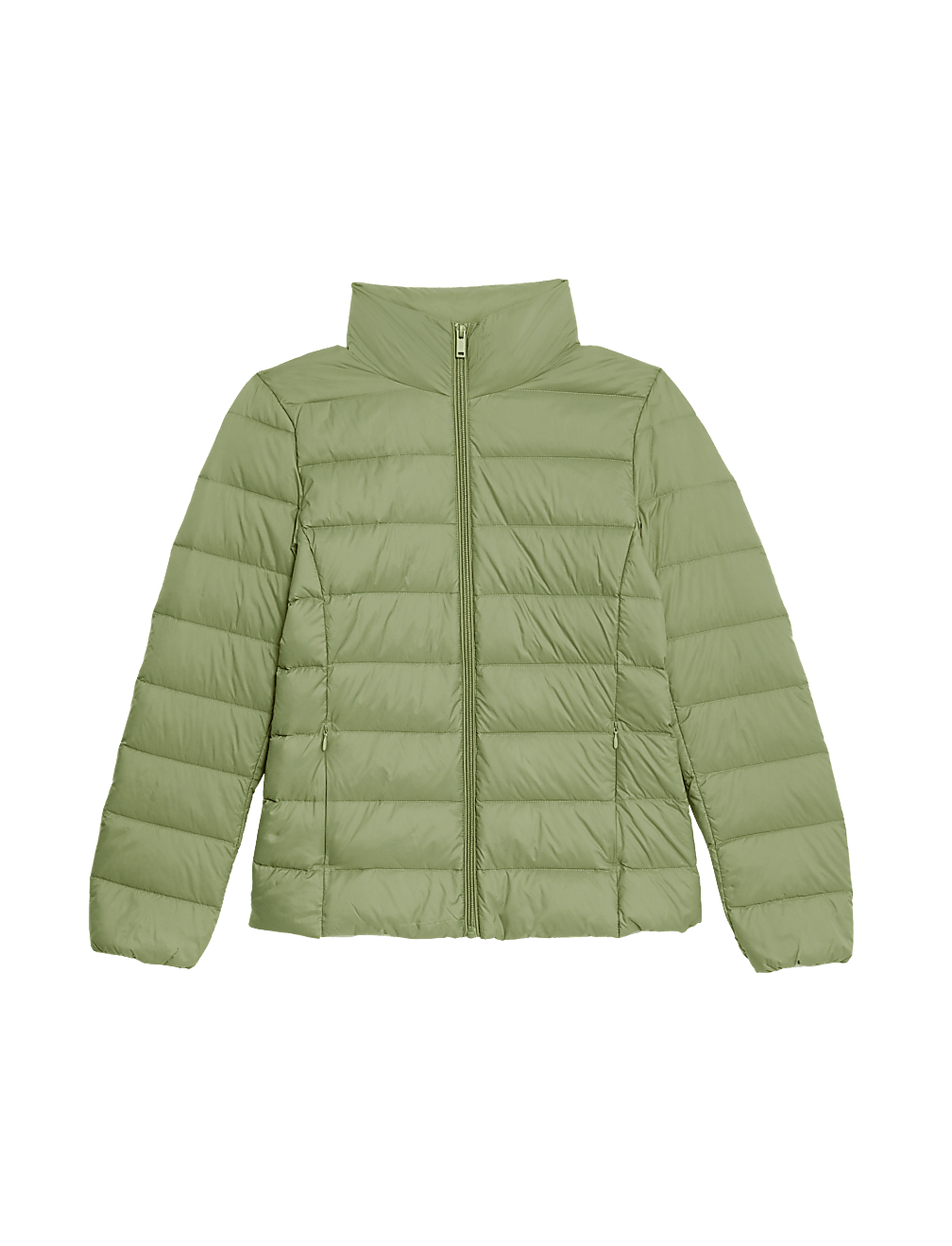 Feather & Down Quilted Packaway Puffer Jacket