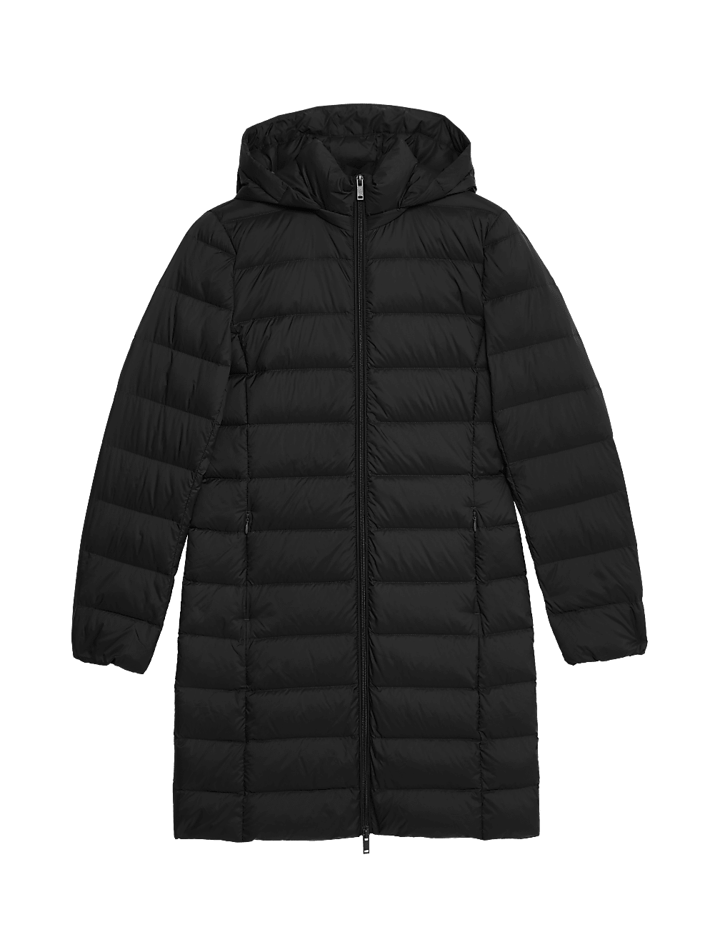 Feather & Down Padded Puffer Coat