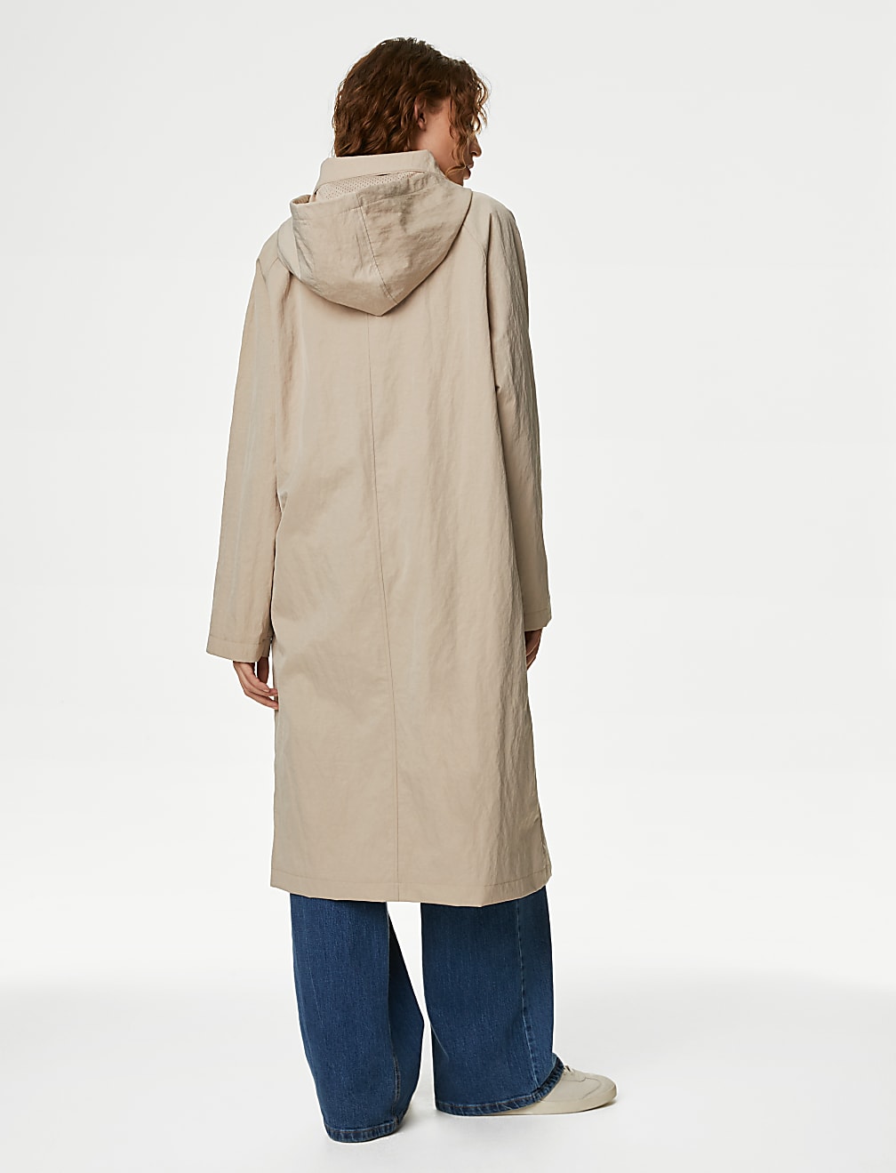 Stormwear™ Funnel Neck Longline Raincoat