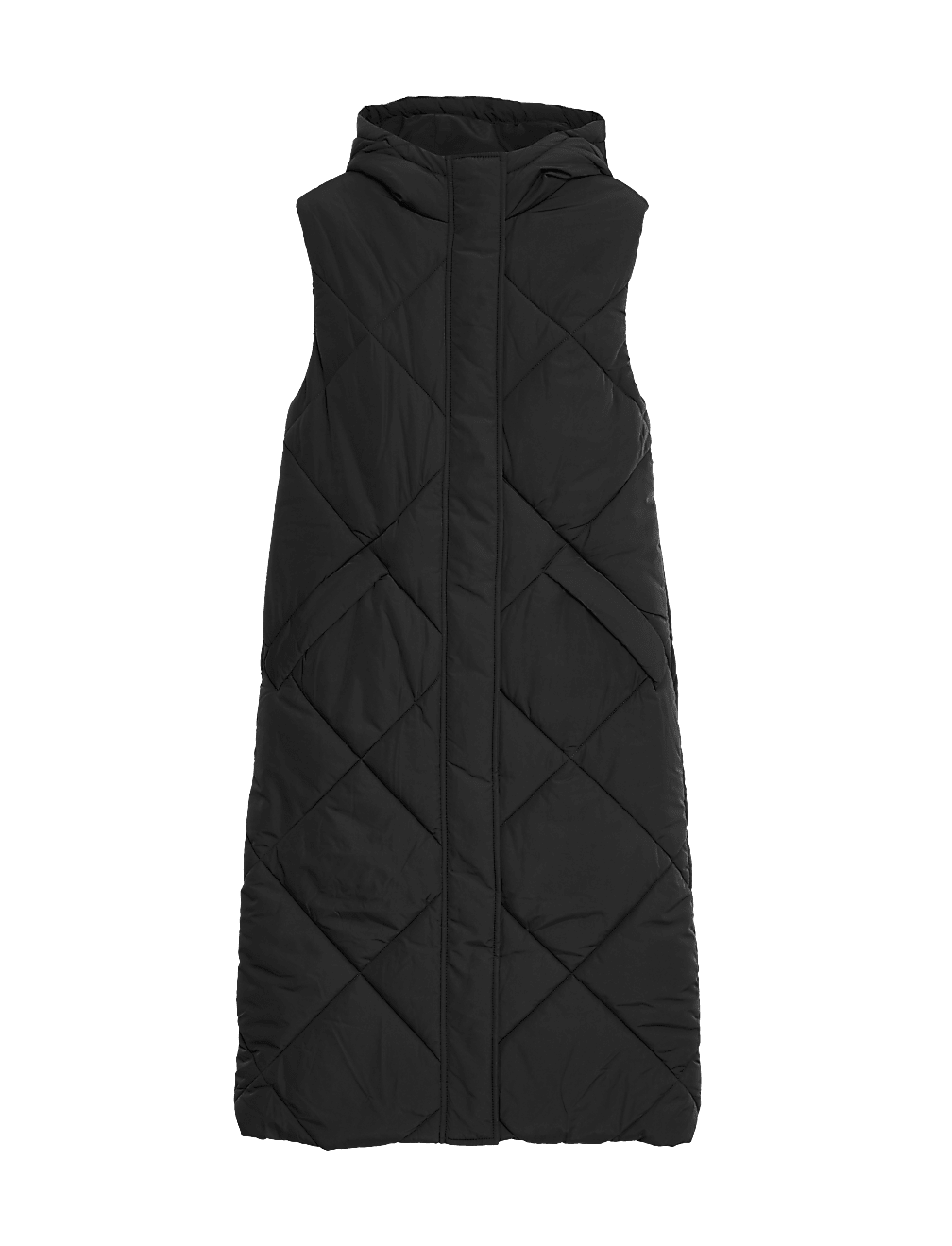 Thermowarmth™ Quilted Longline Puffer Gilet