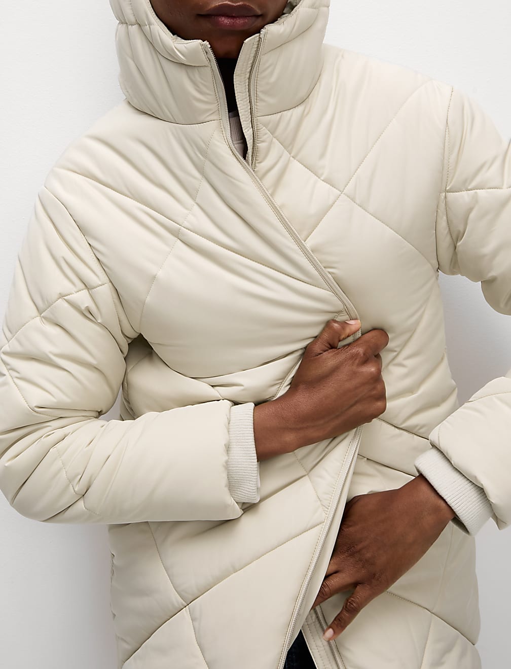 Thermowarmth™ Diamond Quilted Padded Coat