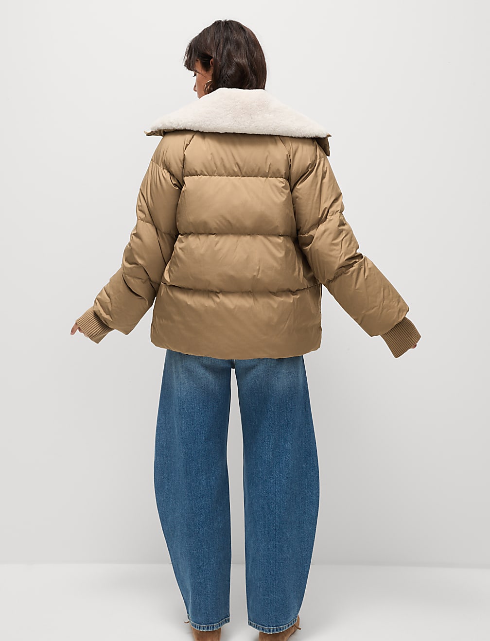 Feather & Down Puffer Jacket