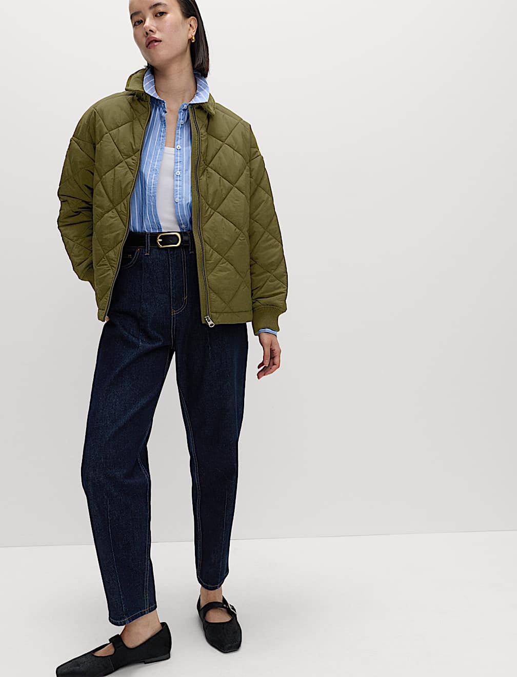 Thermowarmth™ Quilted Collared Jacket