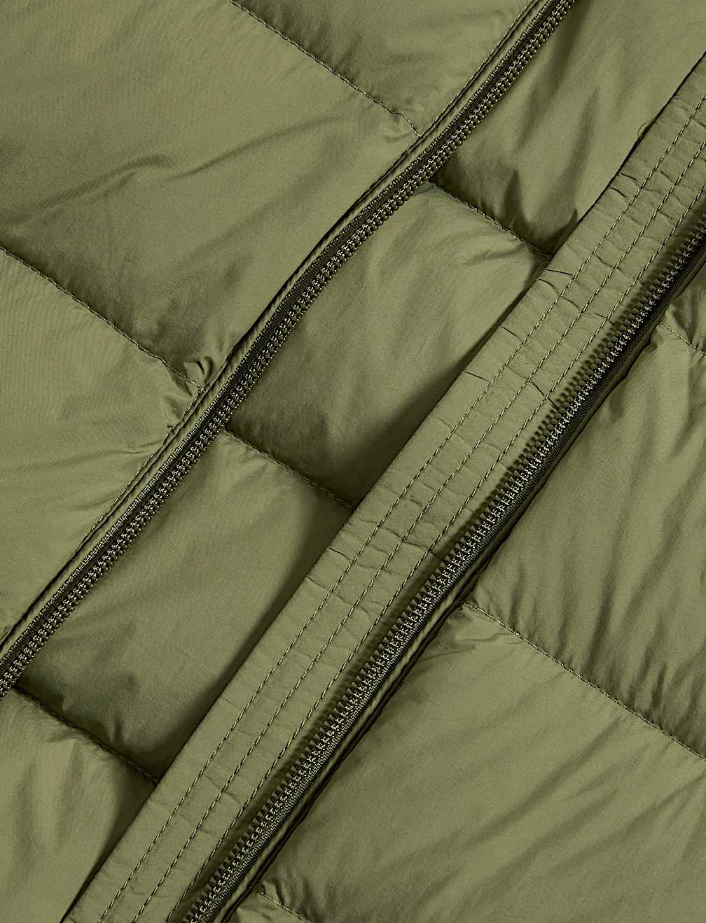 Feather & Down Packaway Funnel Neck Gilet