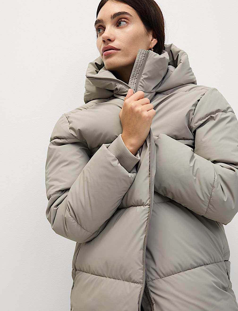 Rubber Thermowarmth™ Padded Duvet Coat