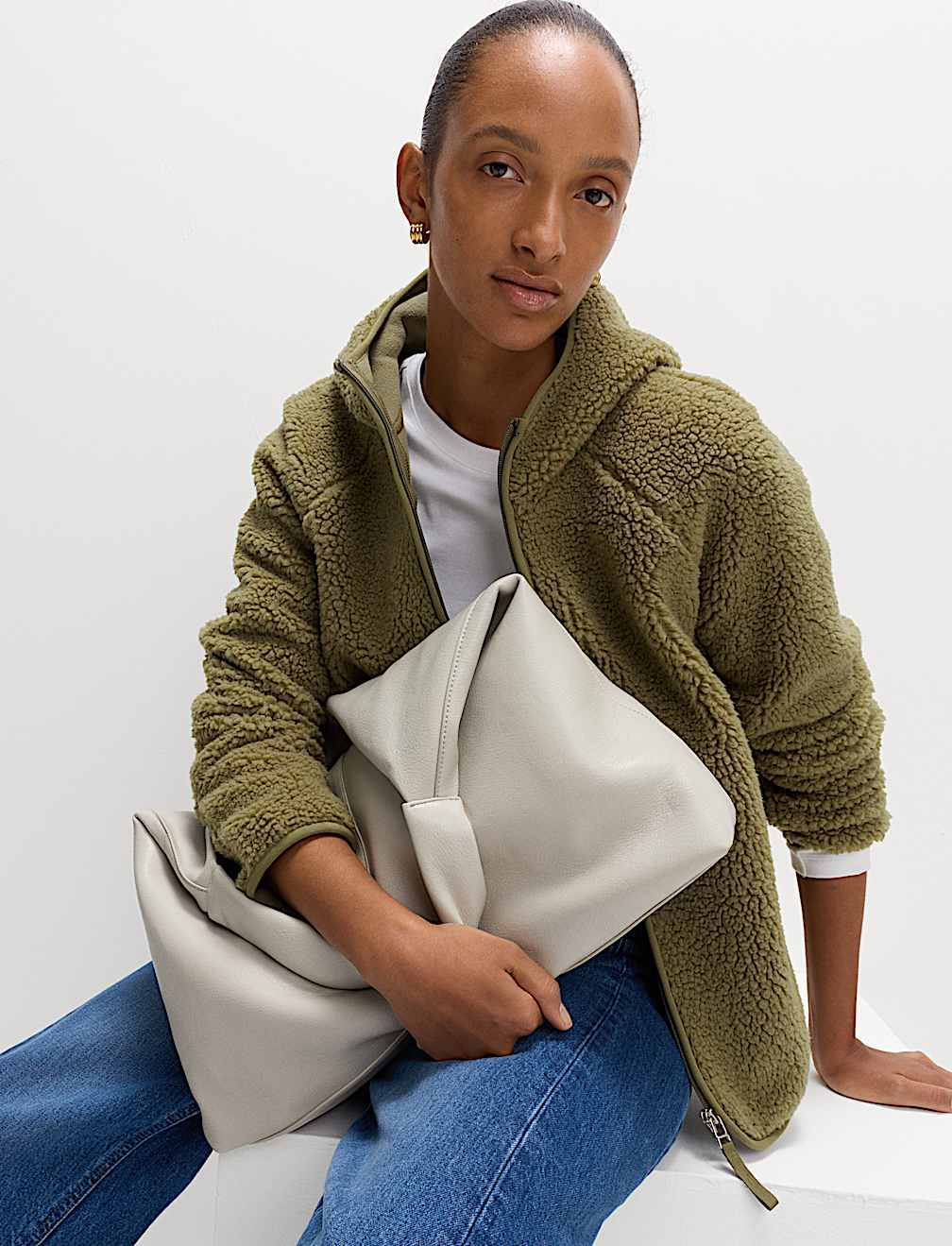 Borg Lightweight Hooded Jacket