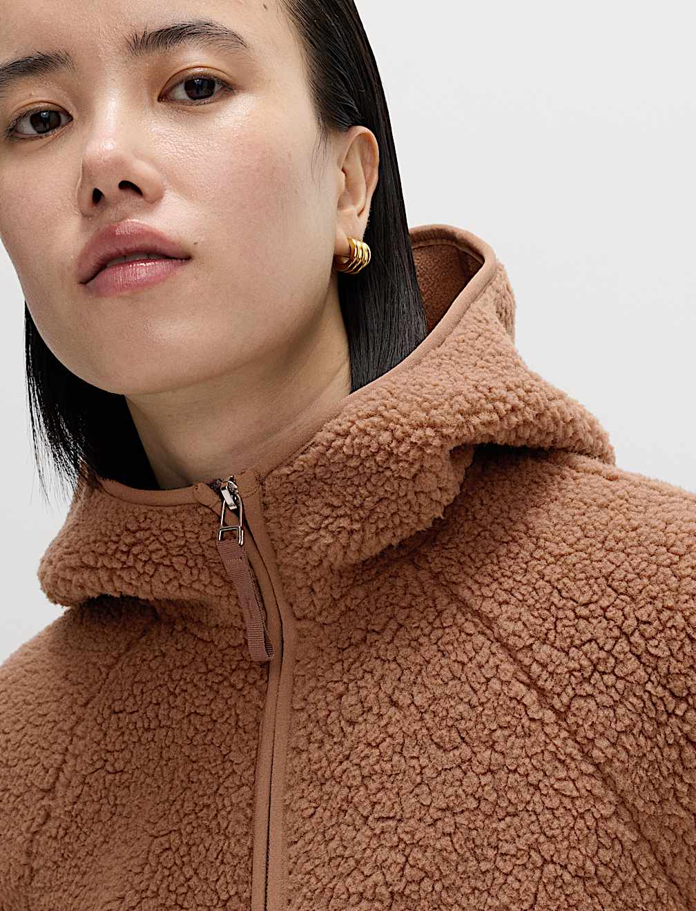 Borg Lightweight Hooded Jacket