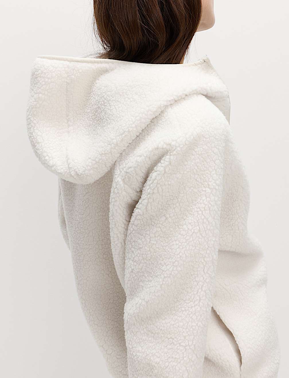 Borg Lightweight Hooded Jacket