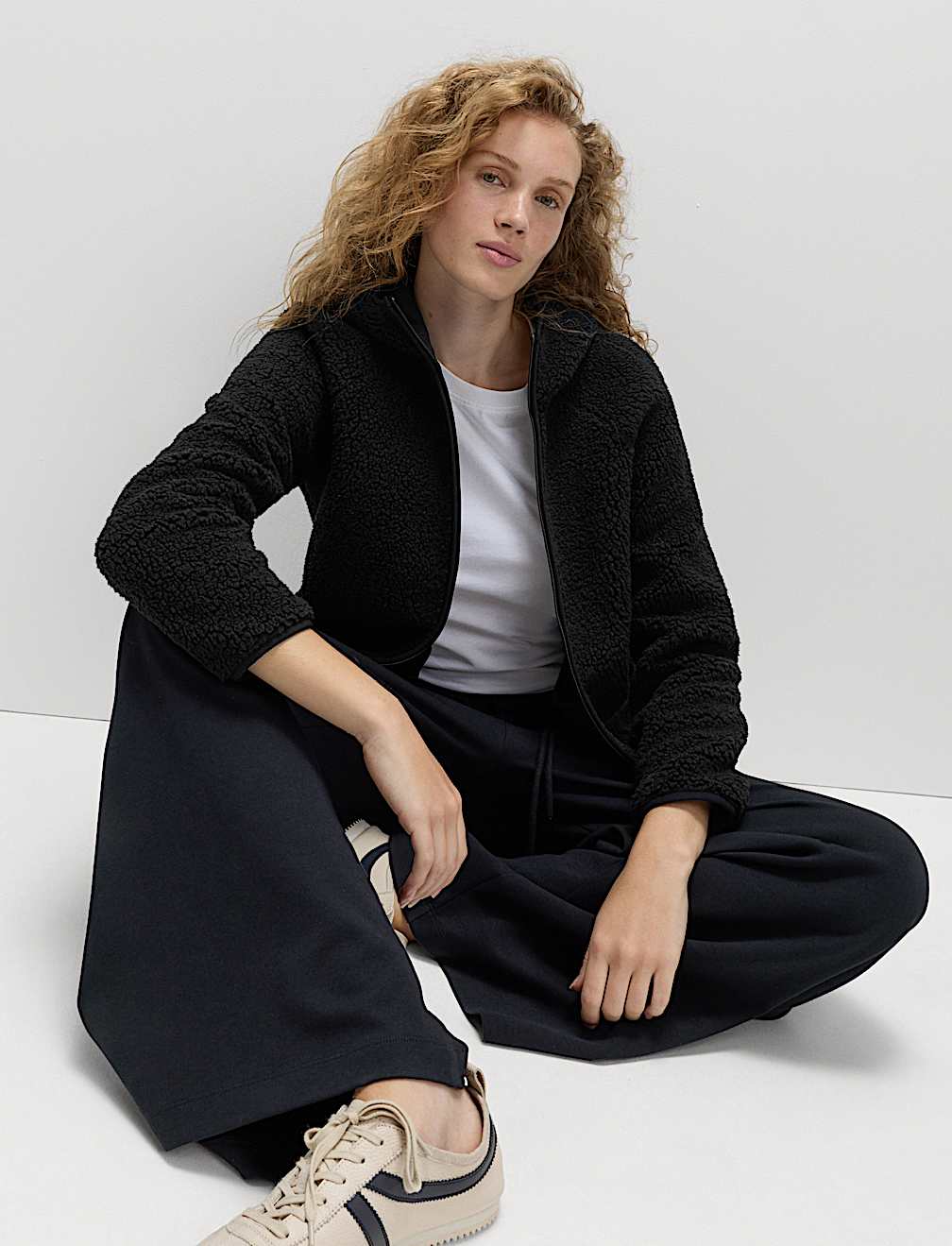 Borg Lightweight Hooded Jacket