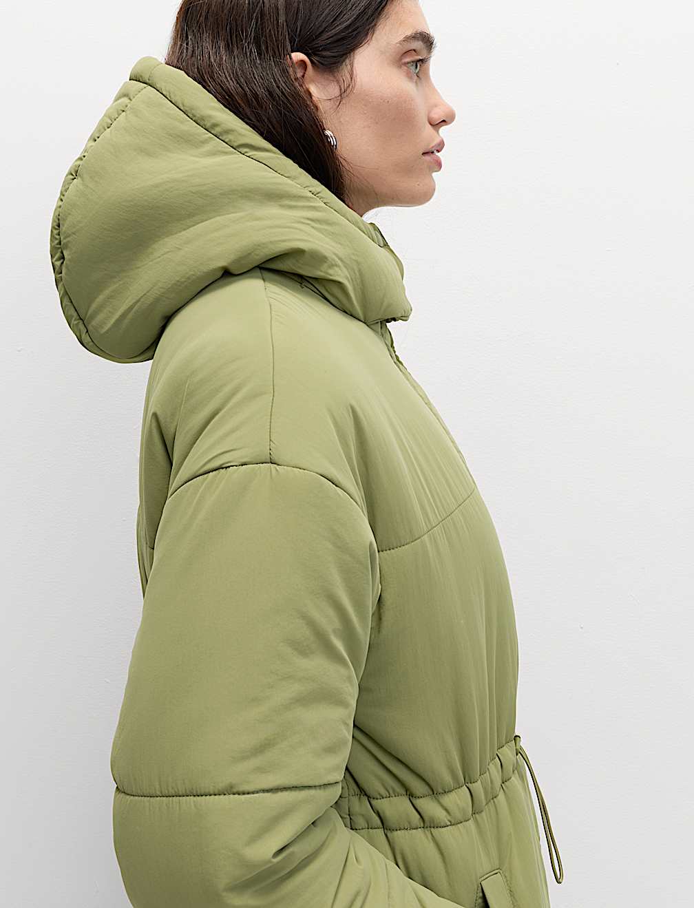Thermowarmth™ Hooded Longline Puffer Coat