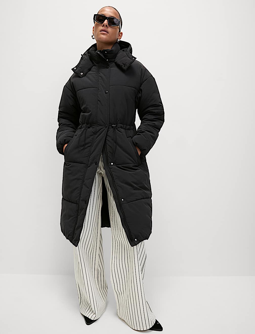 Thermowarmth™ Hooded Longline Puffer Coat