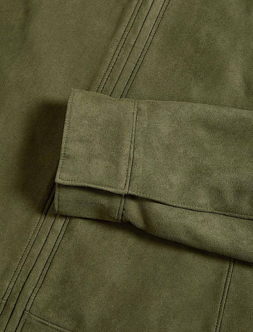 Suedette Harrington Jacket