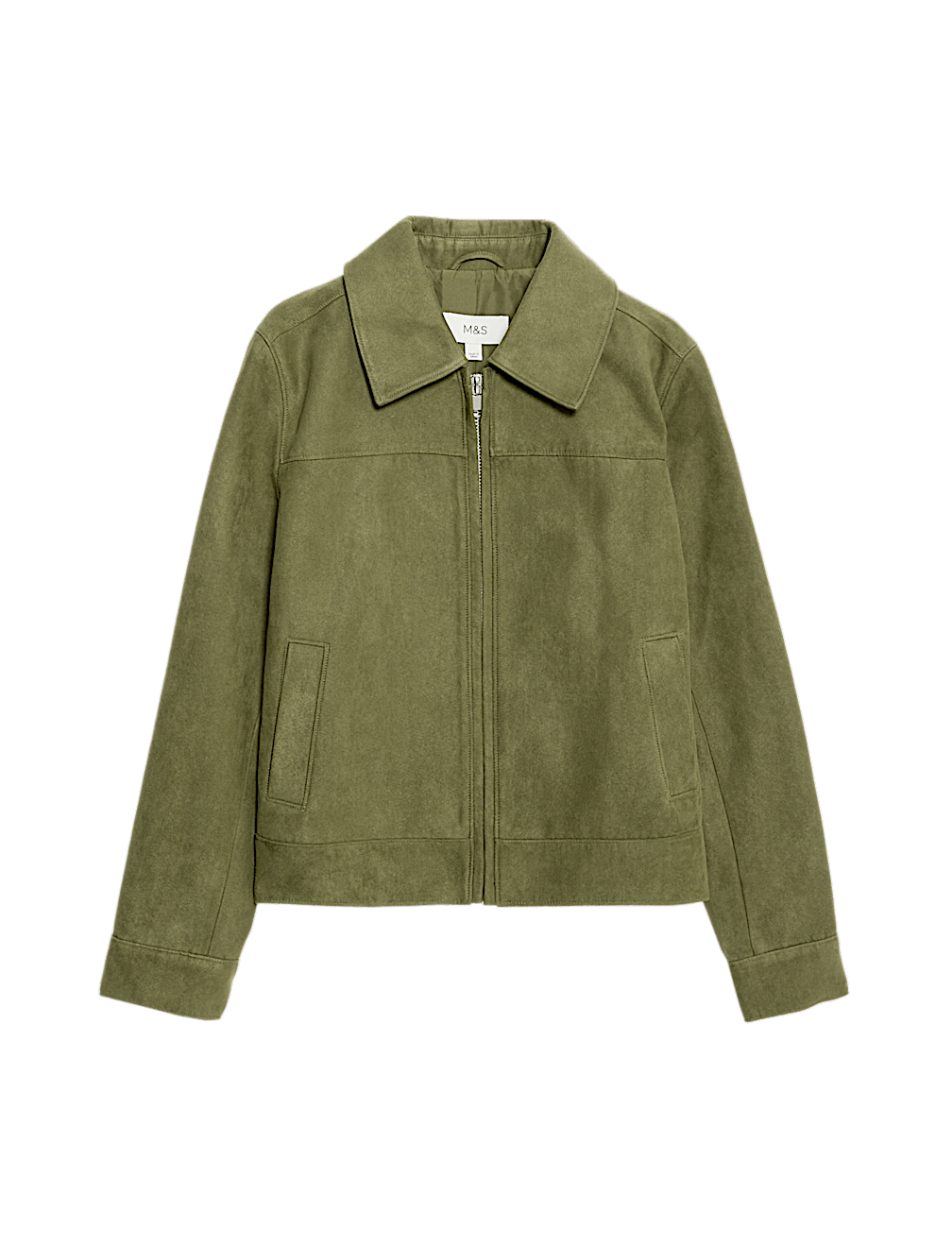 Suedette Harrington Jacket