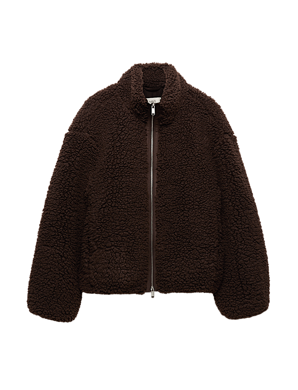 Borg Funnel Neck Jacket