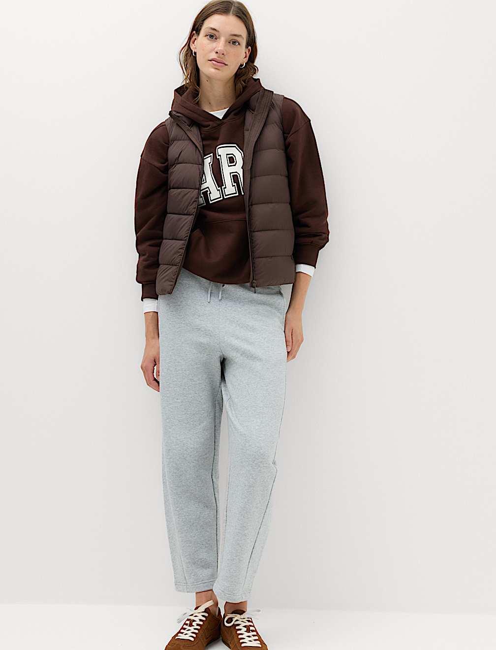Padded Feather and Down Gilet