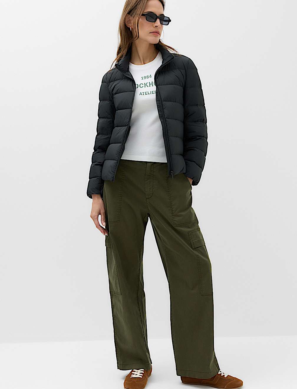 Feather & Down Padded Puffer Jacket