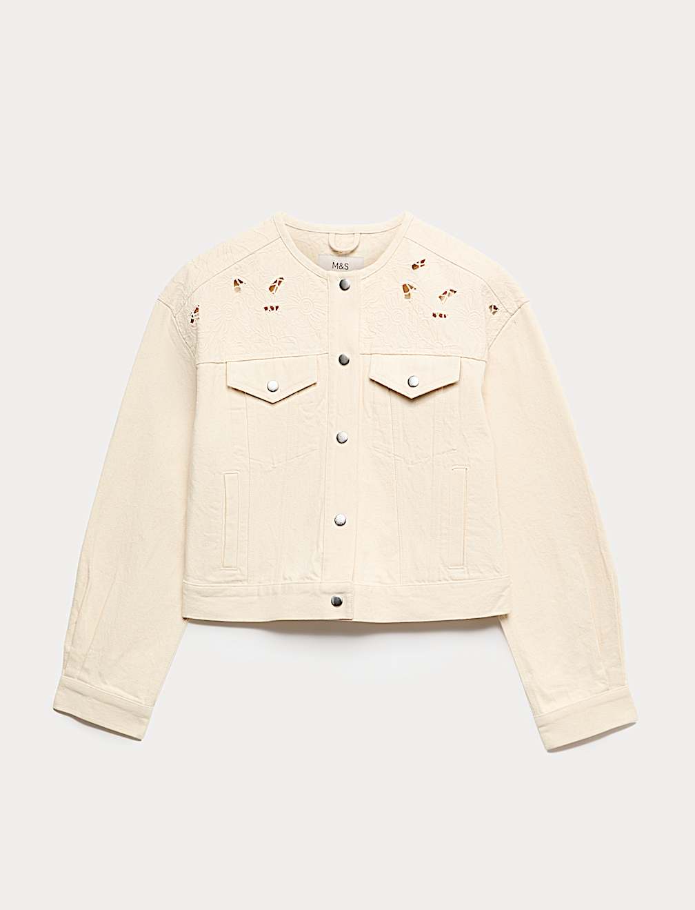 Cutwork Denim Trucker Jacket