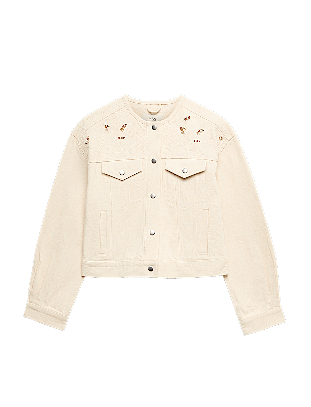 Cutwork Denim Trucker Jacket