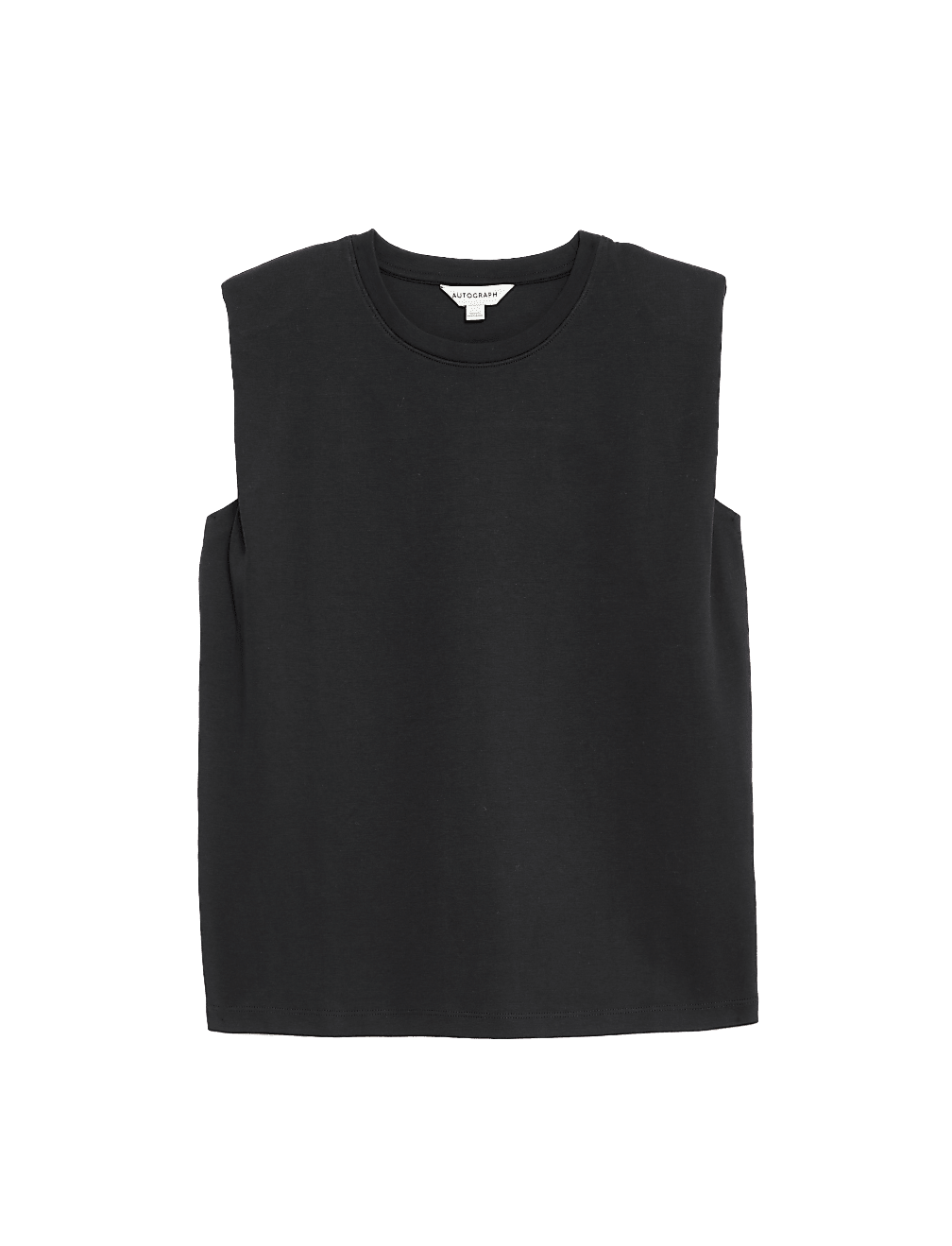 Cotton Rich Round Neck Vest Top