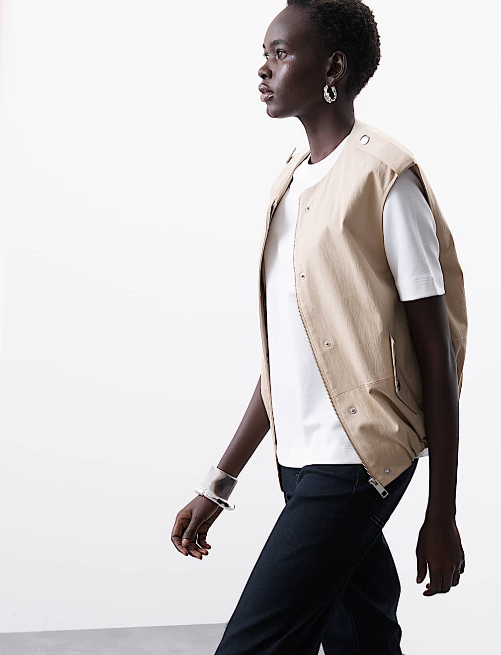 Cotton Rich Crew Neck T-Shirt
