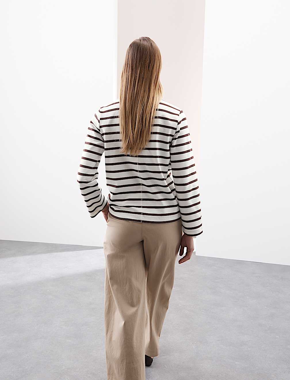 Cotton Rich Striped Top