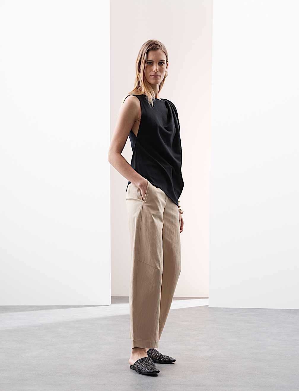 Cotton Rich Relaxed Fit Top