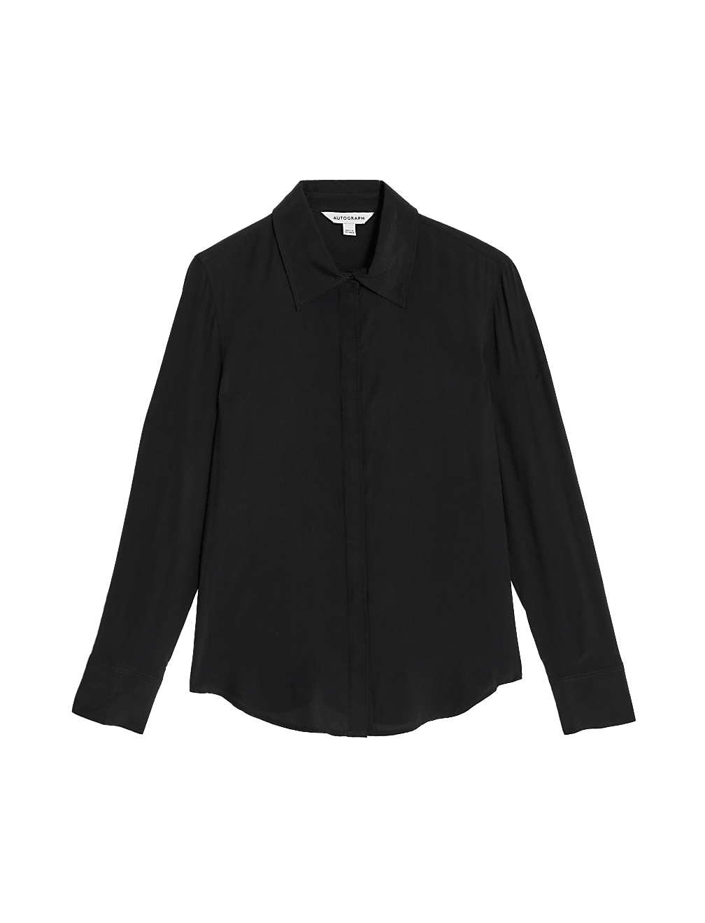 Cupro Rich Collared Shirt