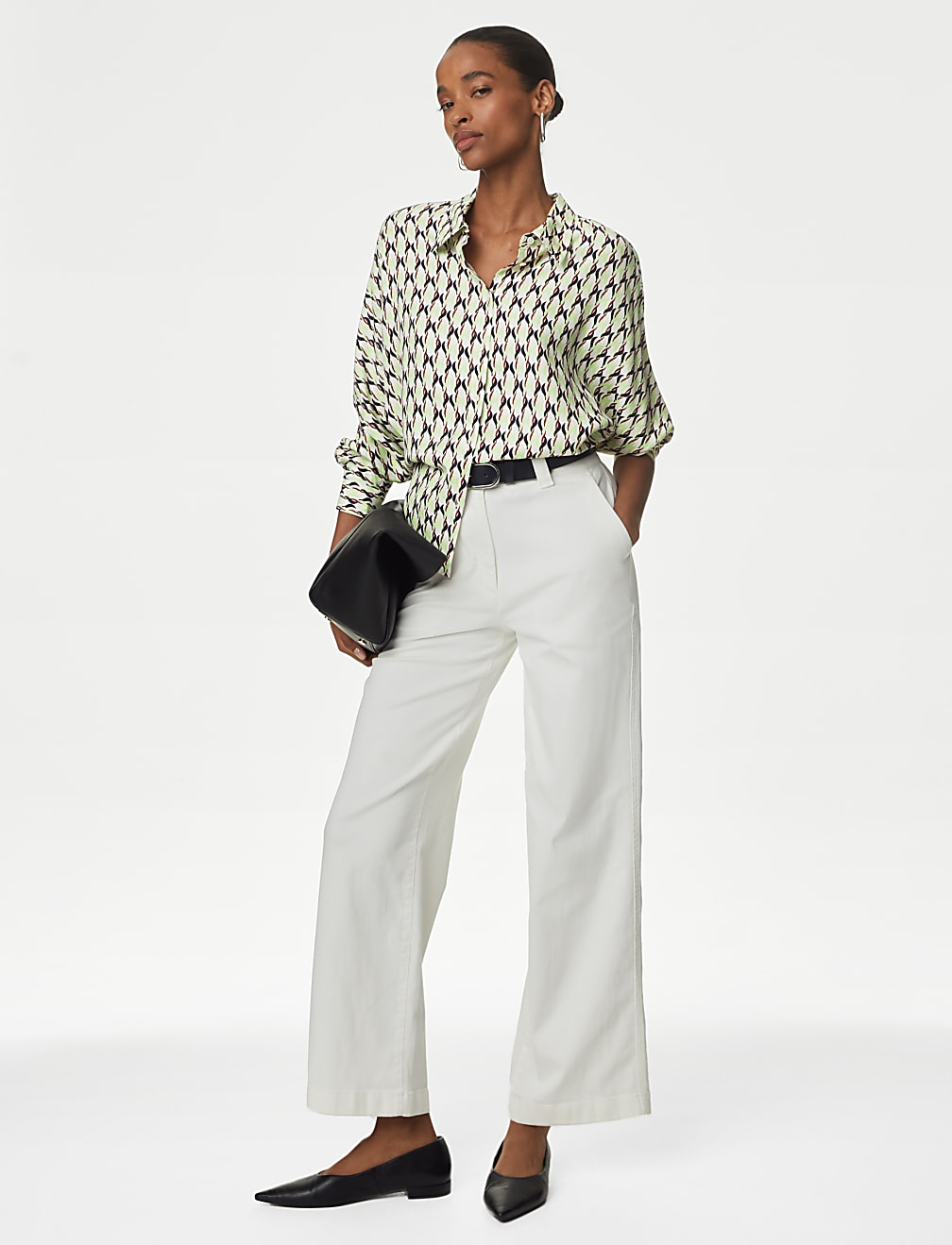Printed Collared Shirt