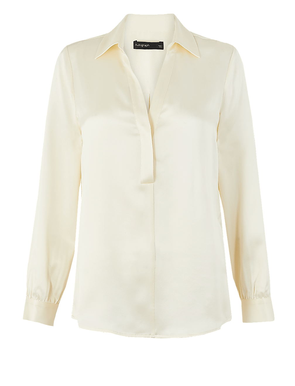Pure Silk Long Sleeve Blouse
