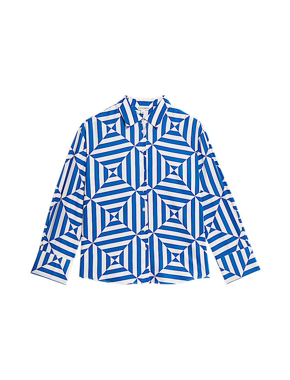 Geometric Collared Shirt