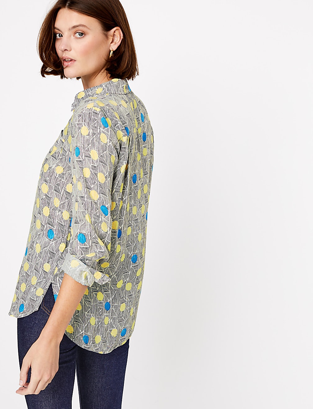 Polka Dot Long Sleeve Shirt