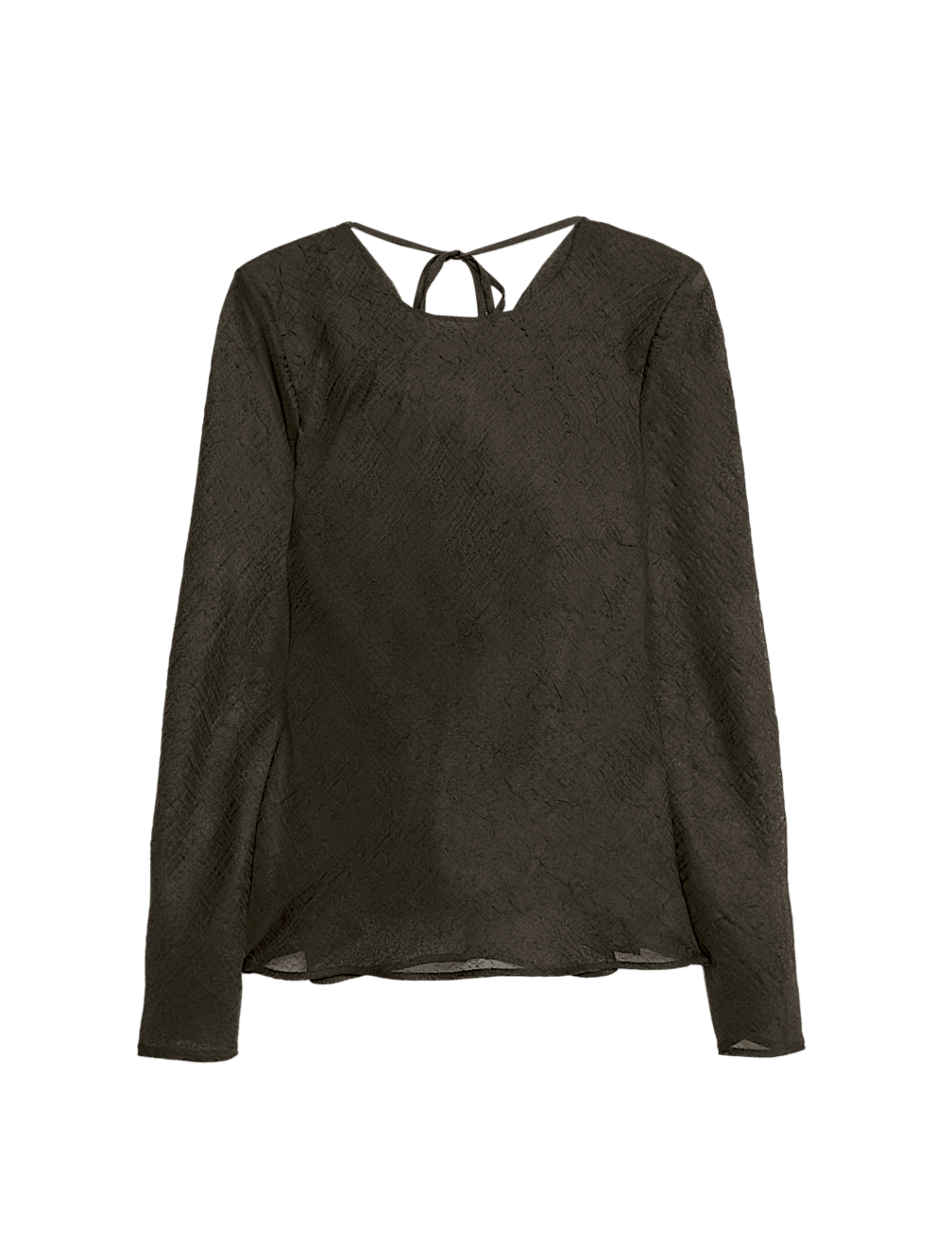 Textured Draped Blouse