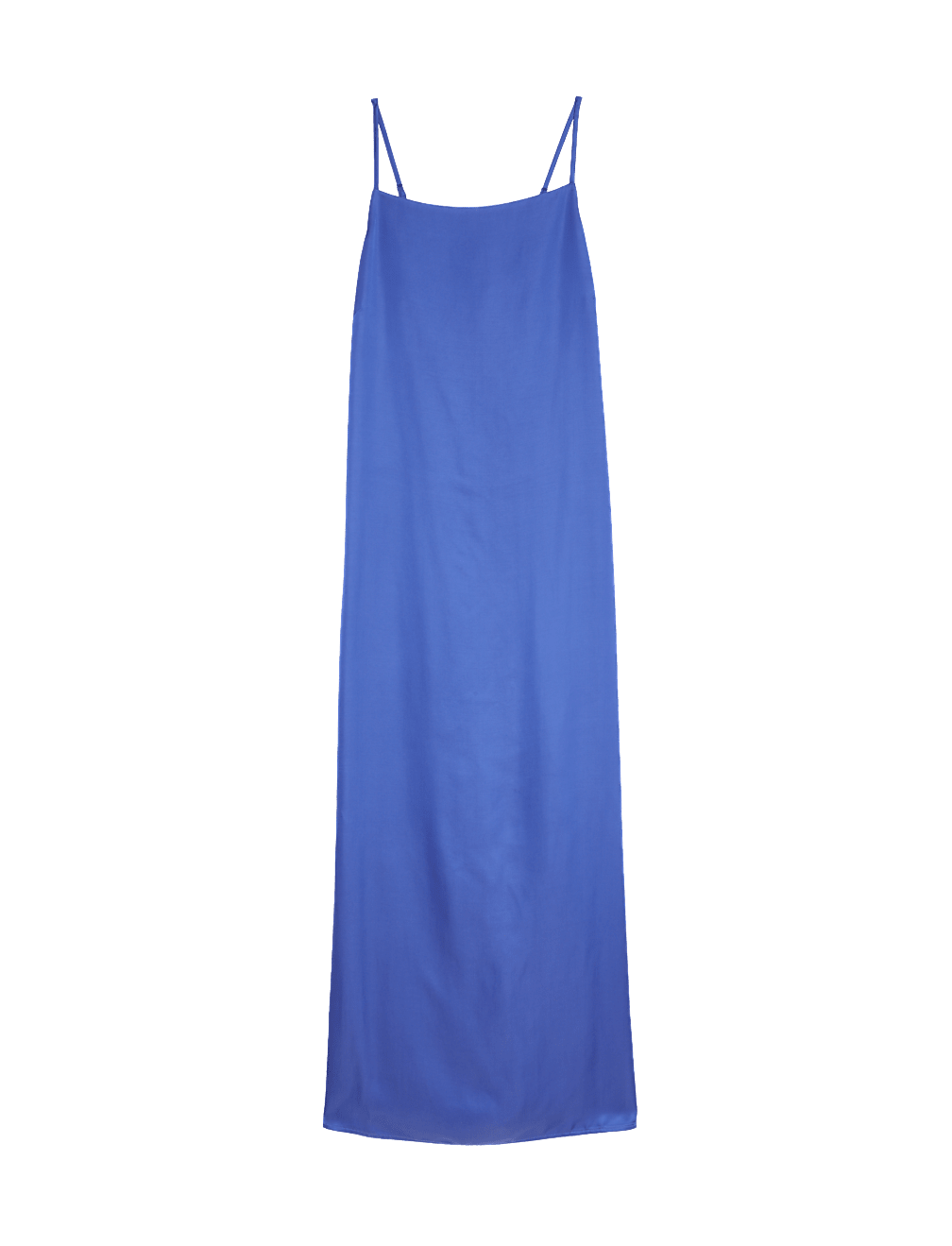Satin Square Neck Midaxi Slip Dress