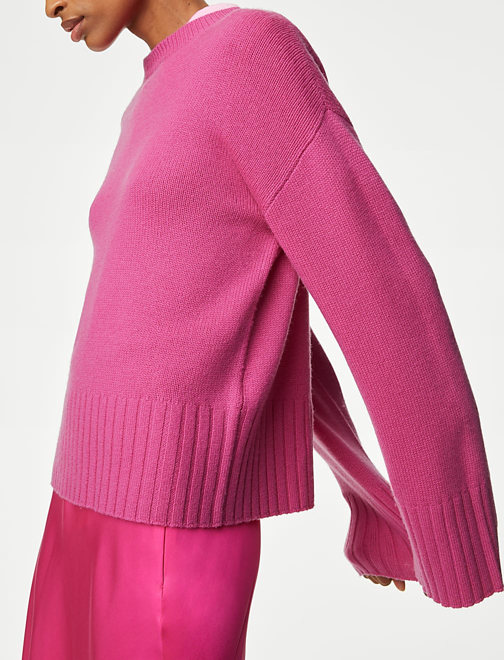 Merino Wool Rich Jumper with Cashmere