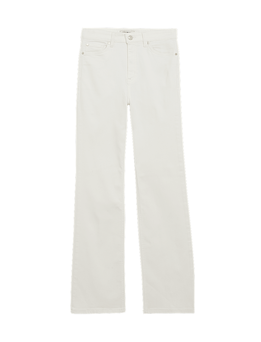 Lyocell Blend High Waisted Flared Jeans