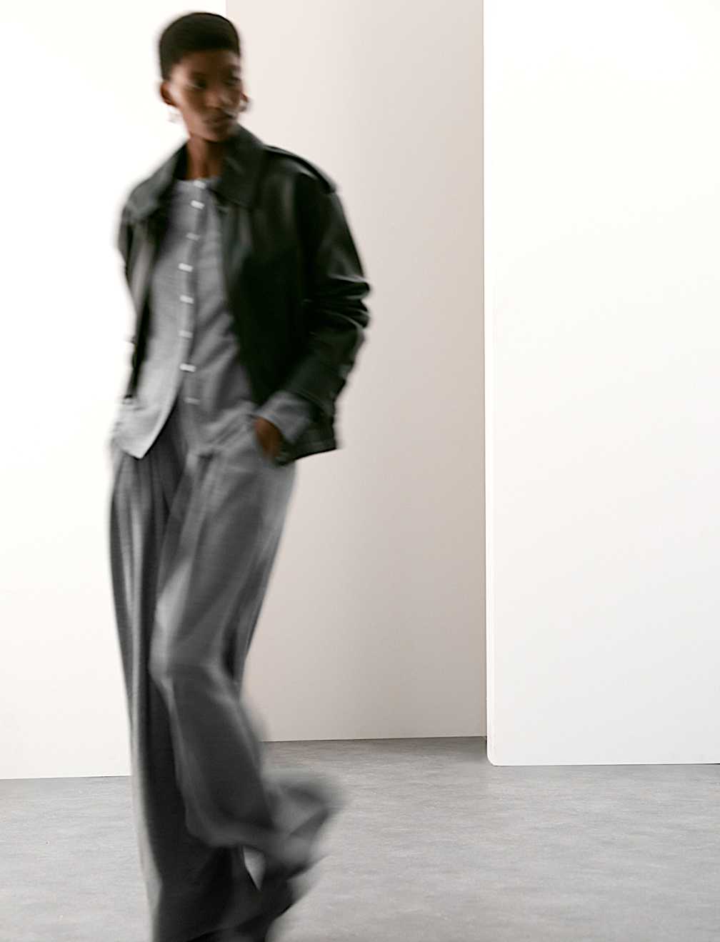 Jersey Wide Leg Joggers