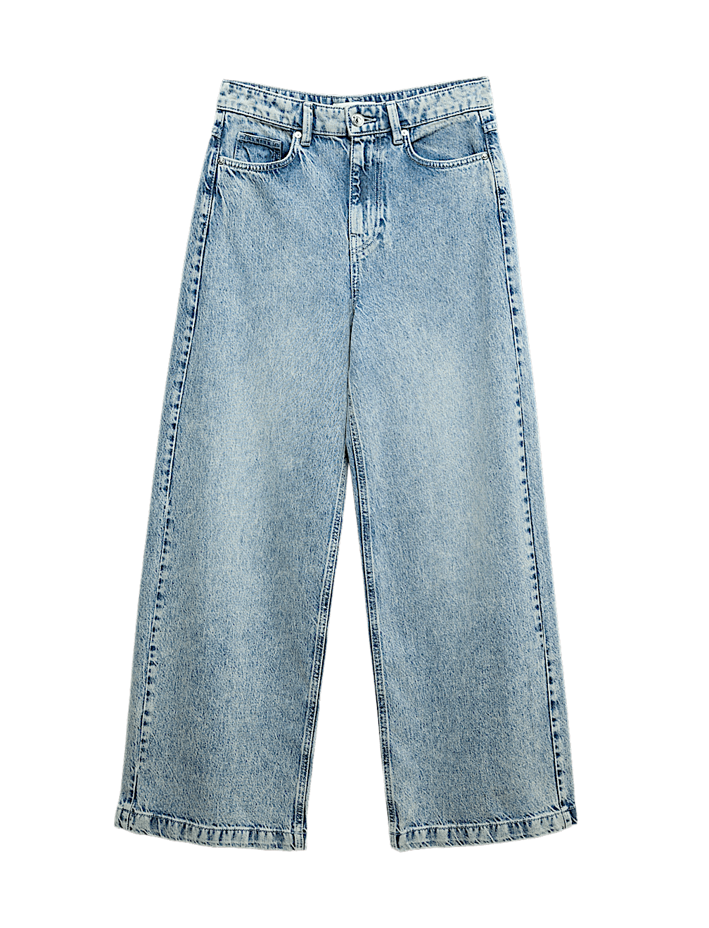 High Waisted Wide Leg Jeans