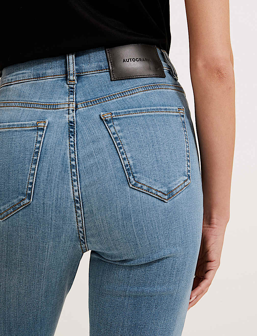 Luxury High Waisted Flared Jeans