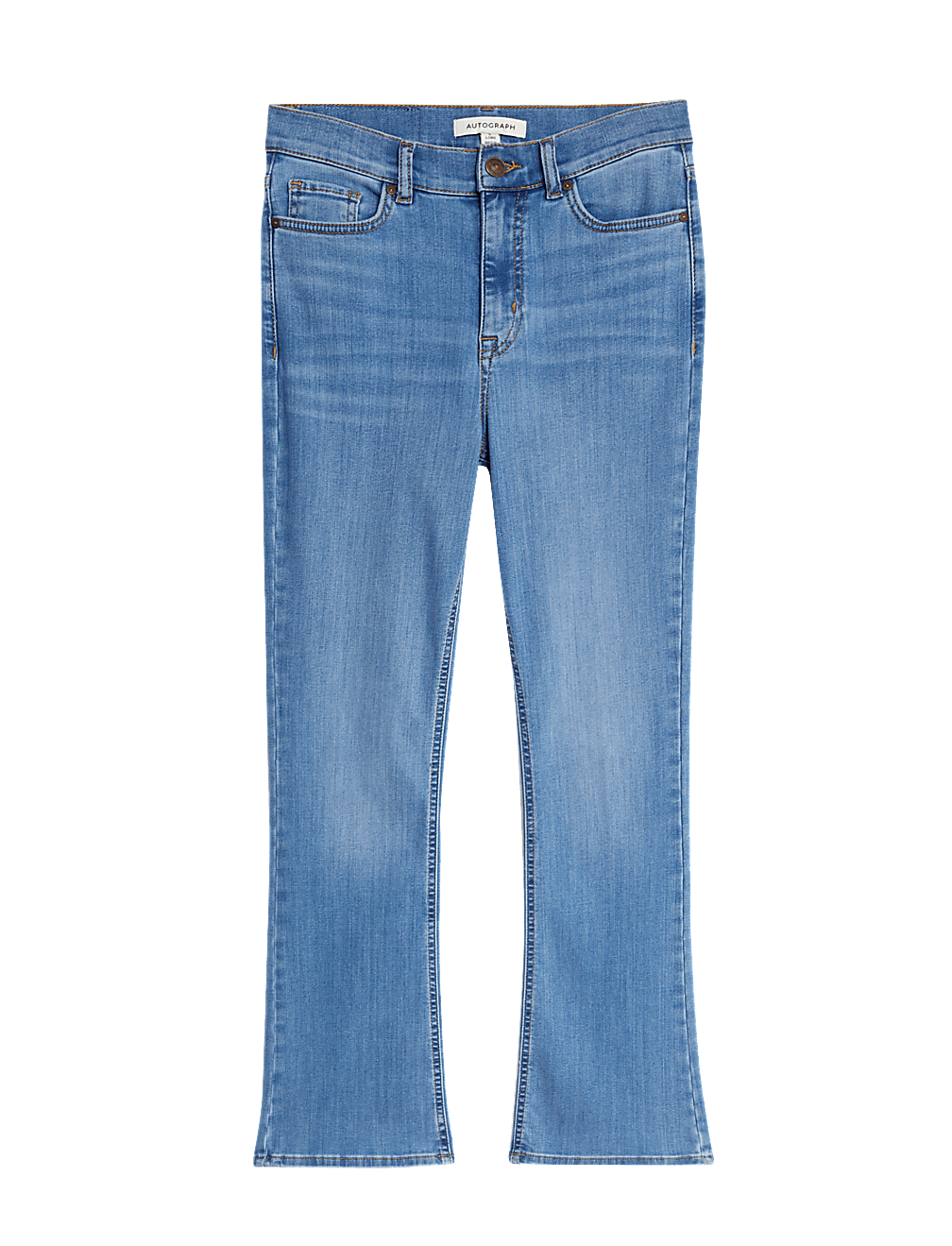 Luxury High Waisted Flared Jeans