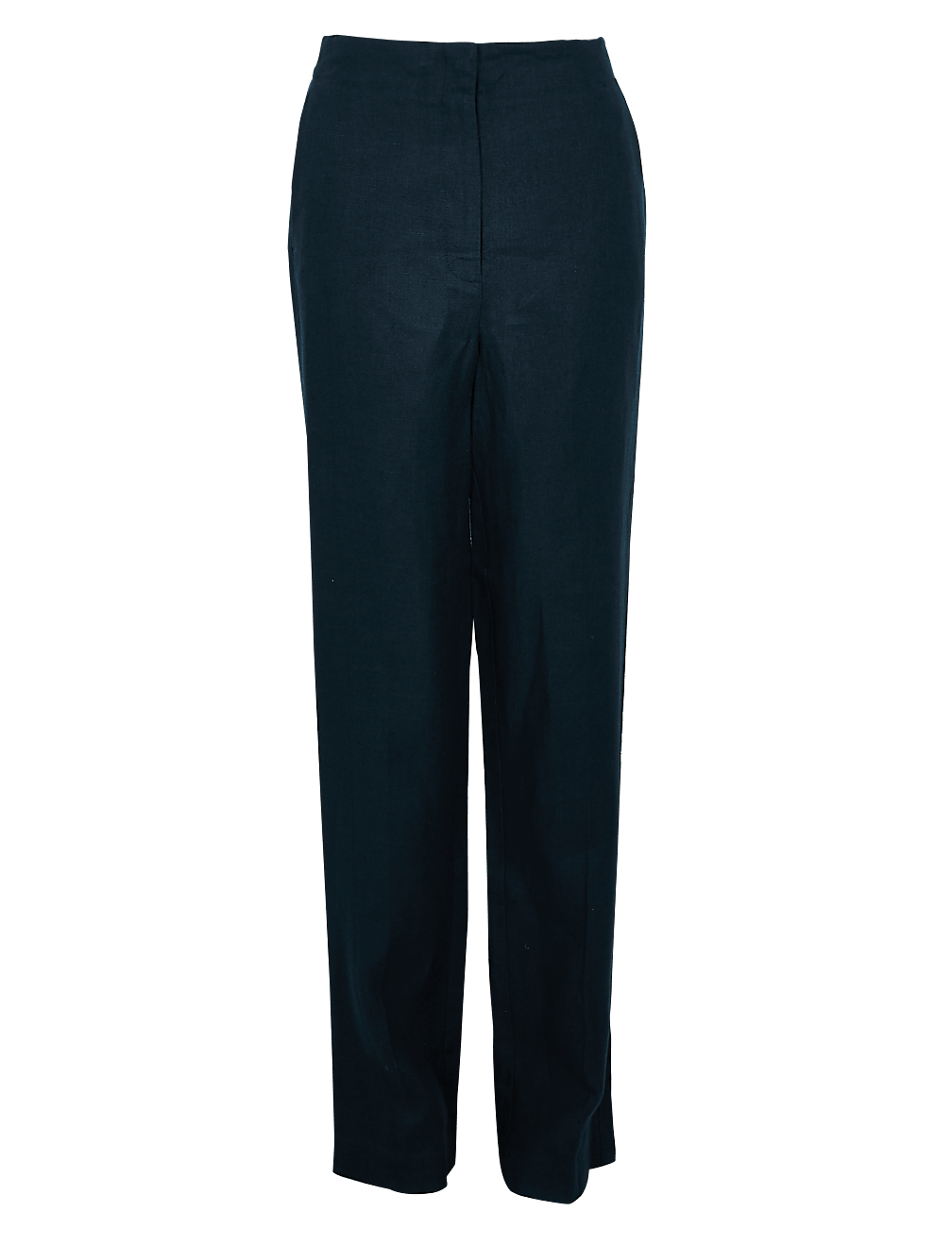 Pure Irish Linen Straight Leg Trousers