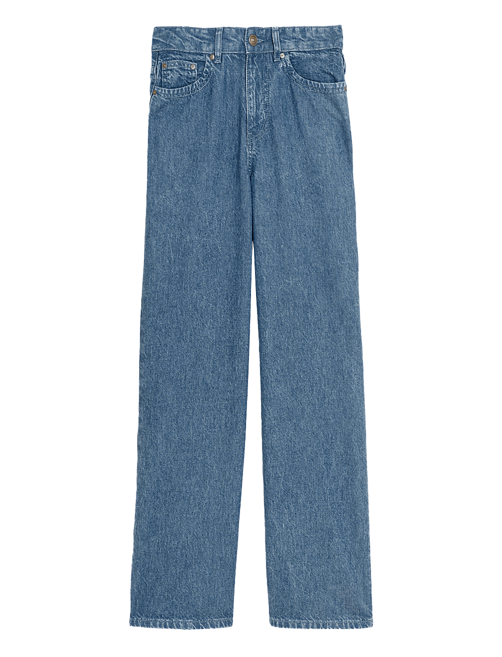 Pure Tencel™ High Waisted Wide Leg Jeans