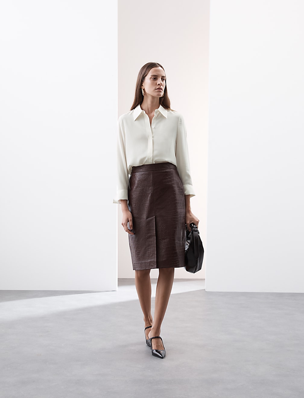 Pure Silk Long Sleeve Shirt