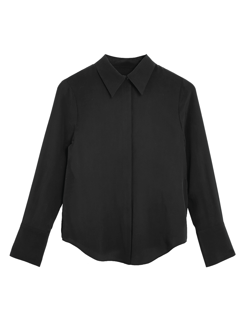 Pure Silk Long Sleeve Shirt
