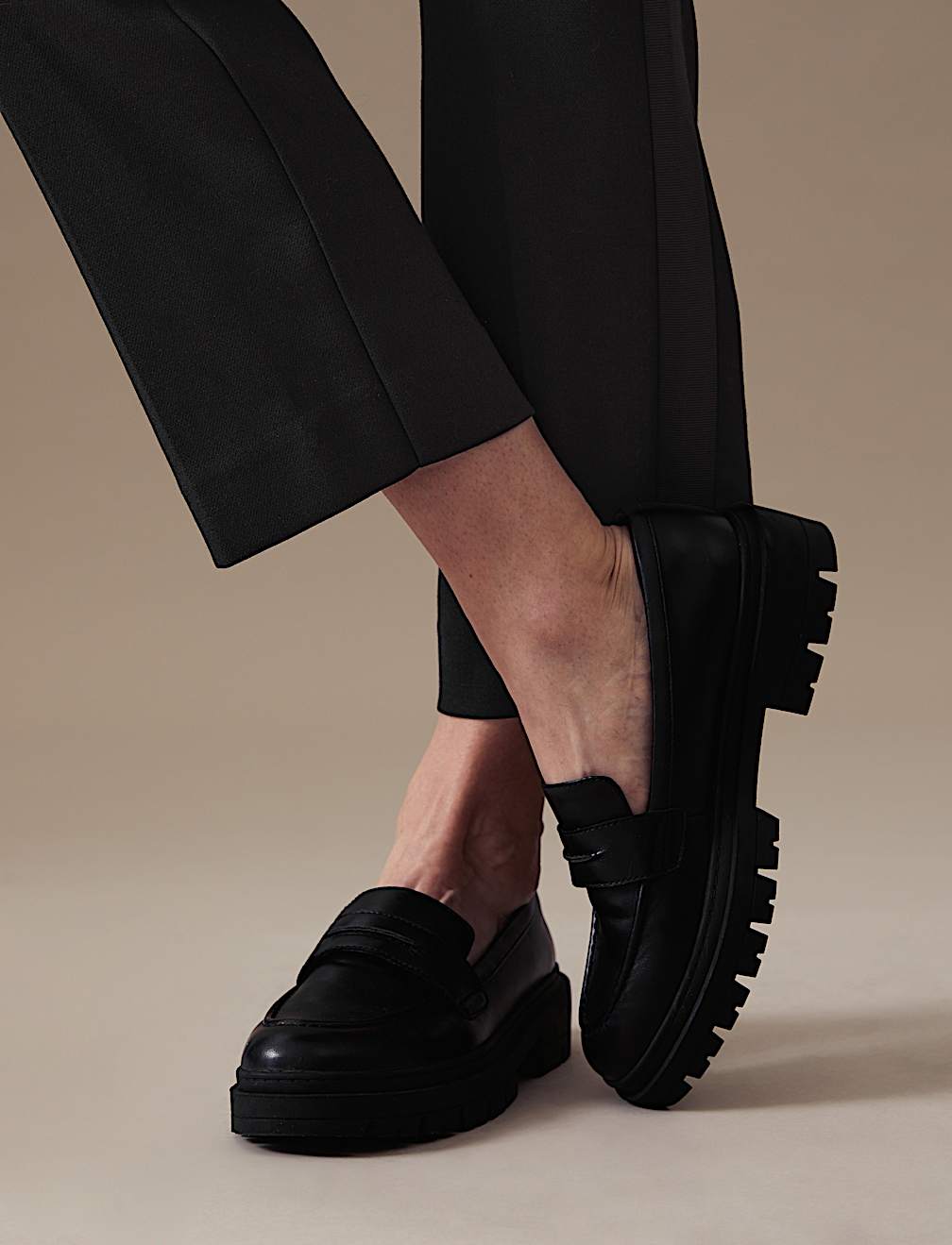 Tuxedo Straight Leg Trousers