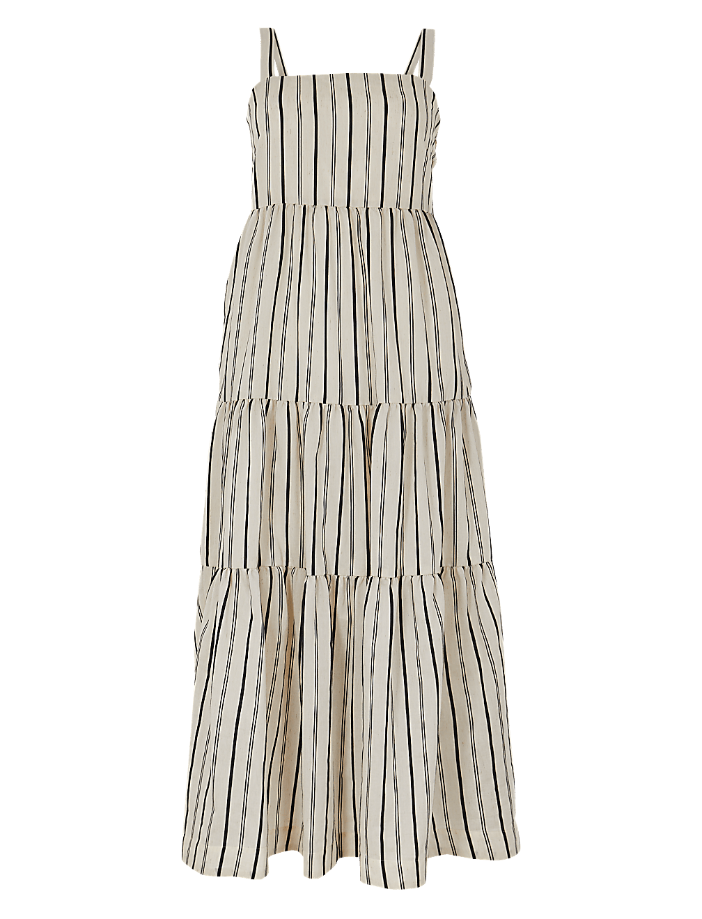 Striped Relaxed Maxi Dress