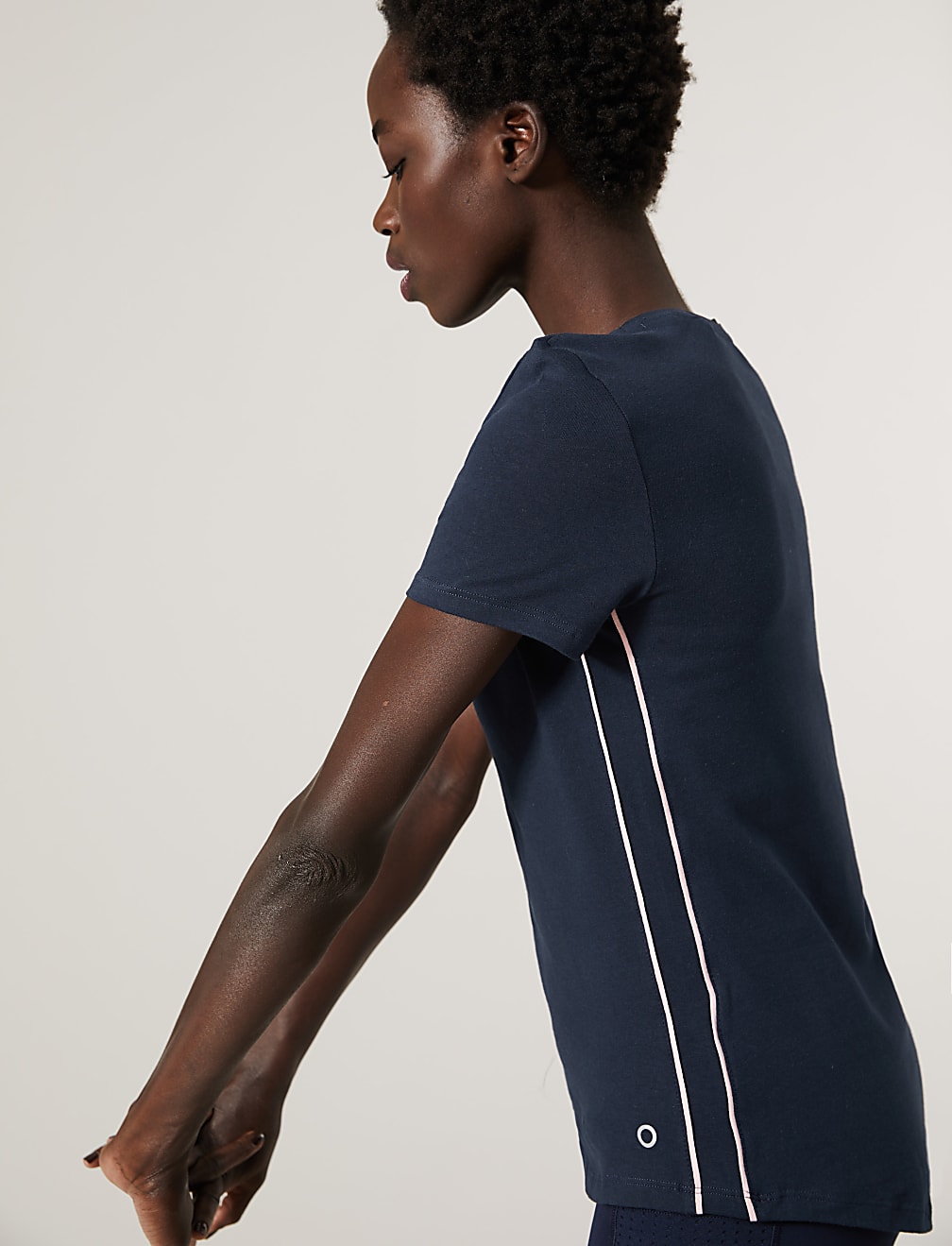 Cotton Rich Short Sleeve Top